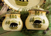 Black Bear Forest Canister Set - 3 pcs