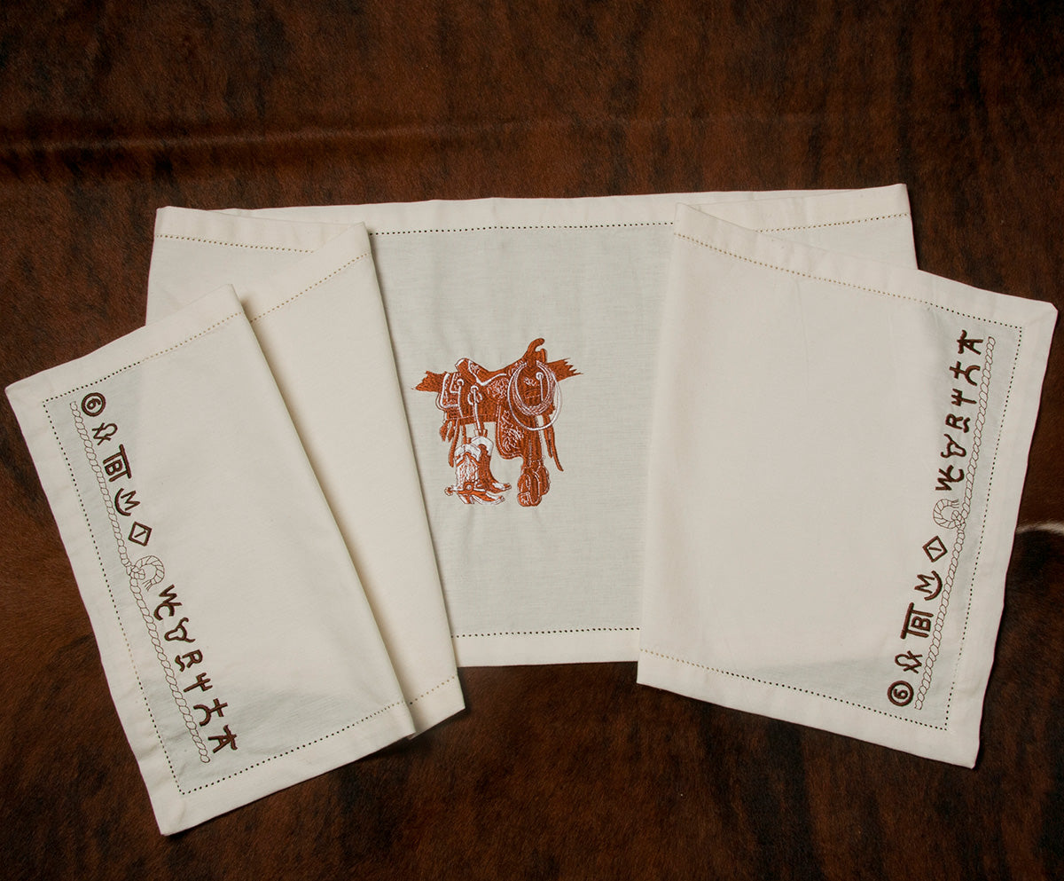 Boots & Saddle Table Runner
