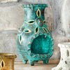 Southwestern Mesa Clay Chimenea - Turquoise