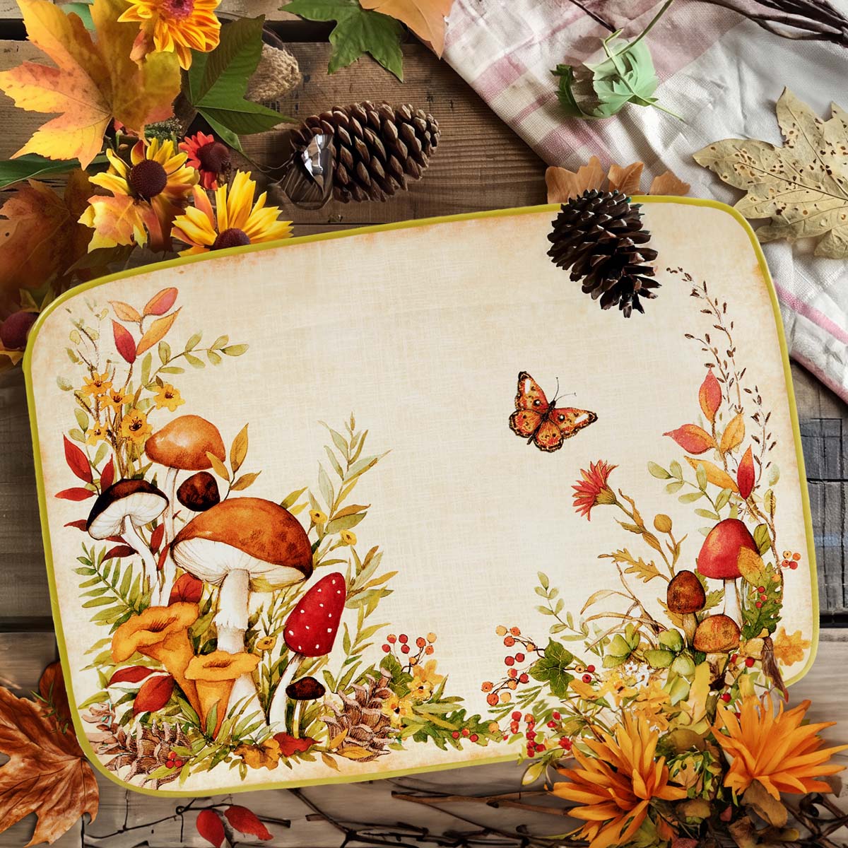 Forest Friends Rectangular Platter