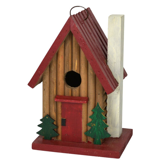 Cabin in the Woods Birdhouse