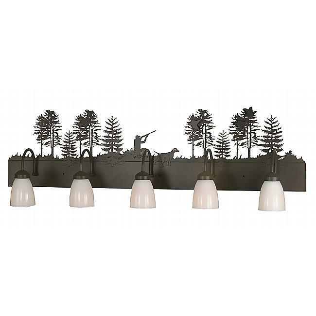 Quail Hunter 5 Light Vanity