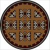Cami Blanket Southwestern Rug - 8 Foot Round