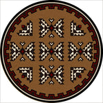 Cami Blanket Southwestern Rug - 8 Foot Round
