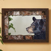 Black Bear Forest Wall Mirror