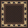 Bear Retreat Brown Rug - 8 Ft. Square