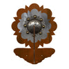 Round Old Silver Berry Concho Double Hook