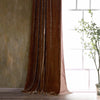 Copper Luxe Velvet Curtain