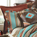 Red Euro Sham