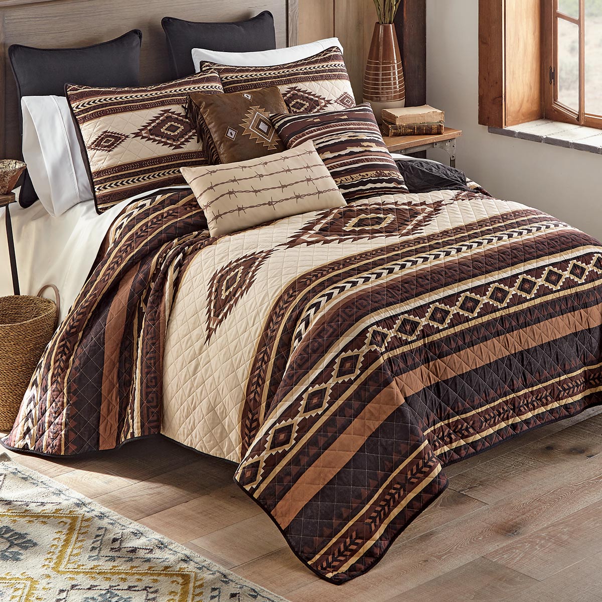 Southwest Desert Quilt Bed Set - King