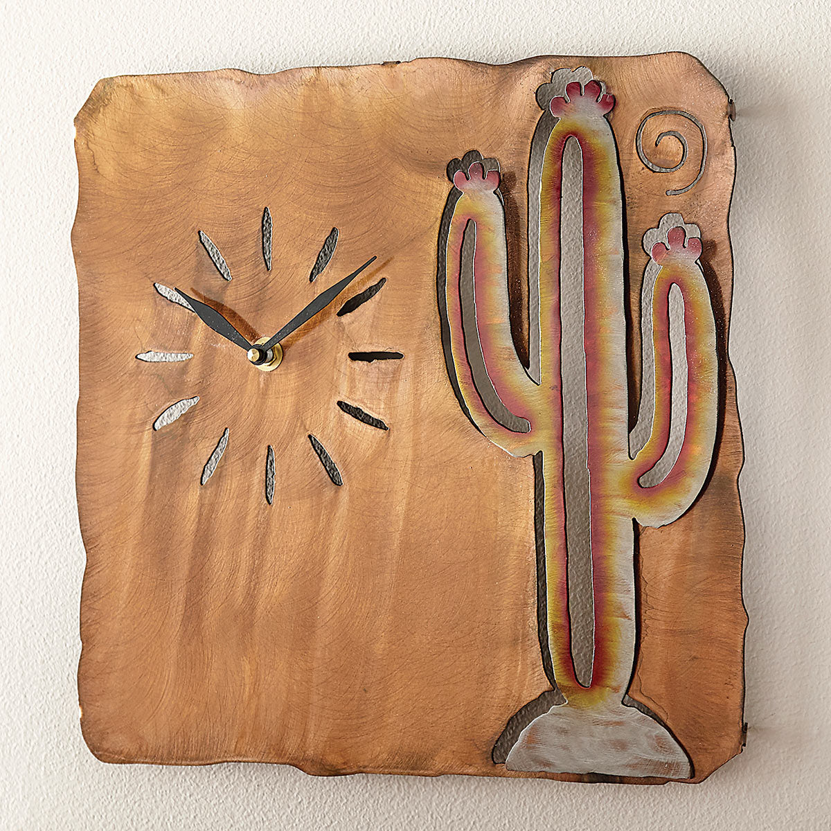Lone Saguaro Wall Clock