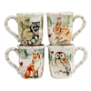 Winter Wildlife Mugs - Set of 4