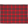 Red Tartan Plaid Placemats - Set of 6 - OUT OF STOCK UNTIL 08/06/2026