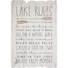 Lake Rules Wall Art