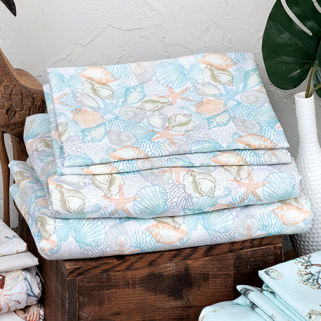 Coastal Seashells Sheet Set - Twin - CLEARANCE