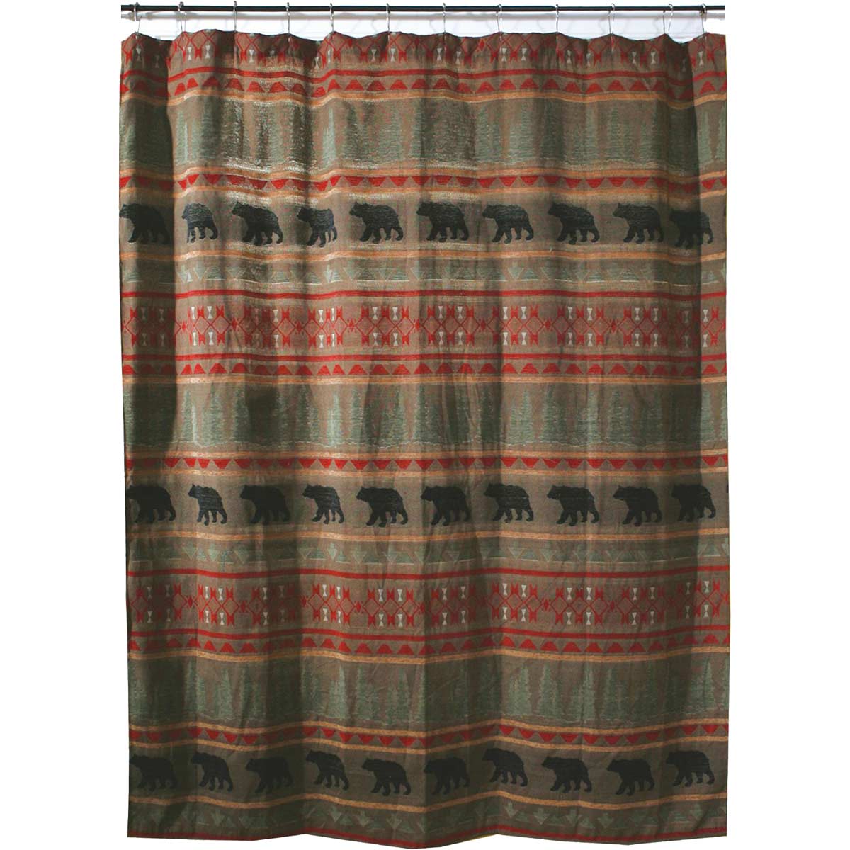 Timberline Bears Shower Curtain - OUT OF STOCK UNTIL 07/03/2026