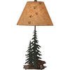 Roaming Bear Duo and Evergreen Pines Table Lamp