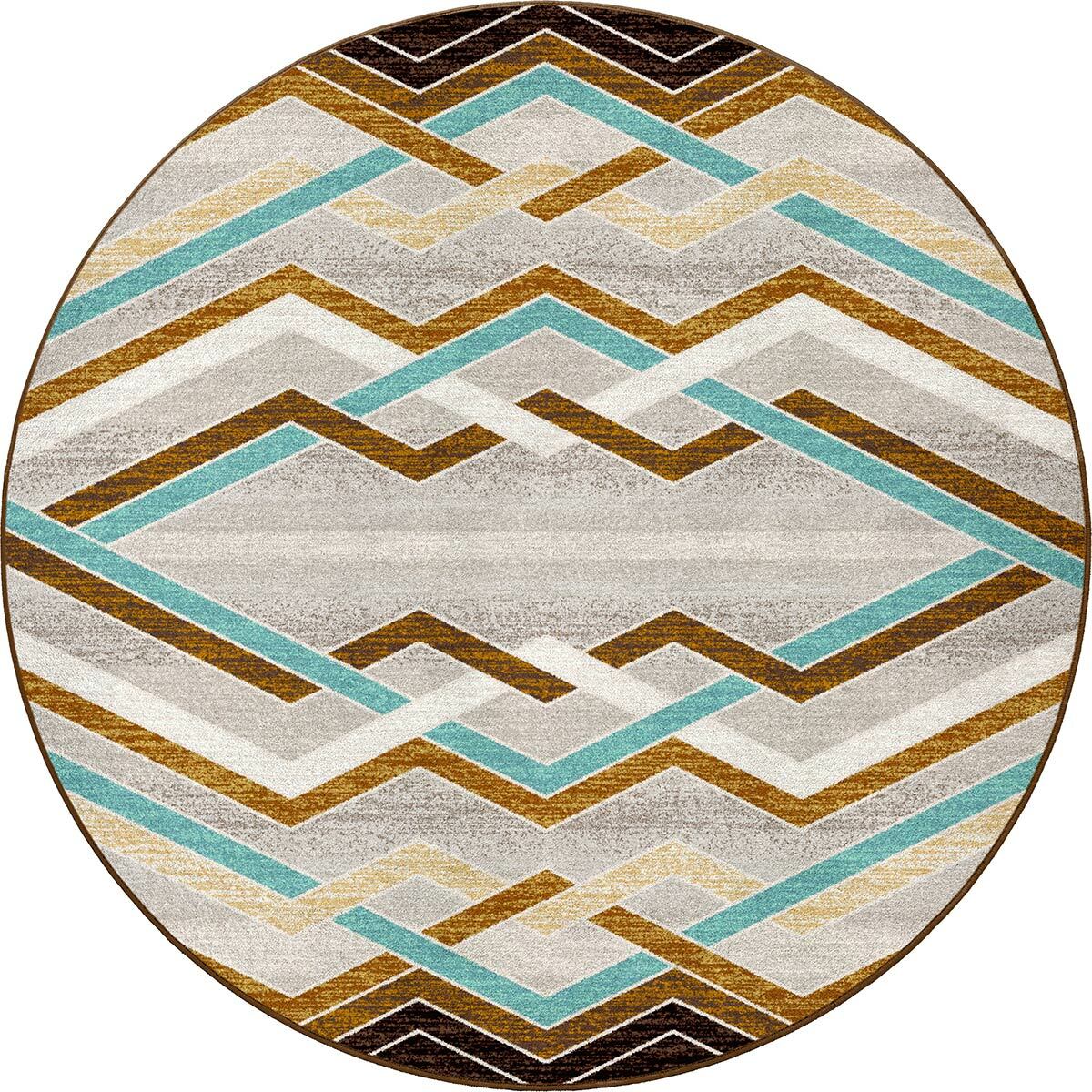 Western Spirits Rug - 8 Ft. Round