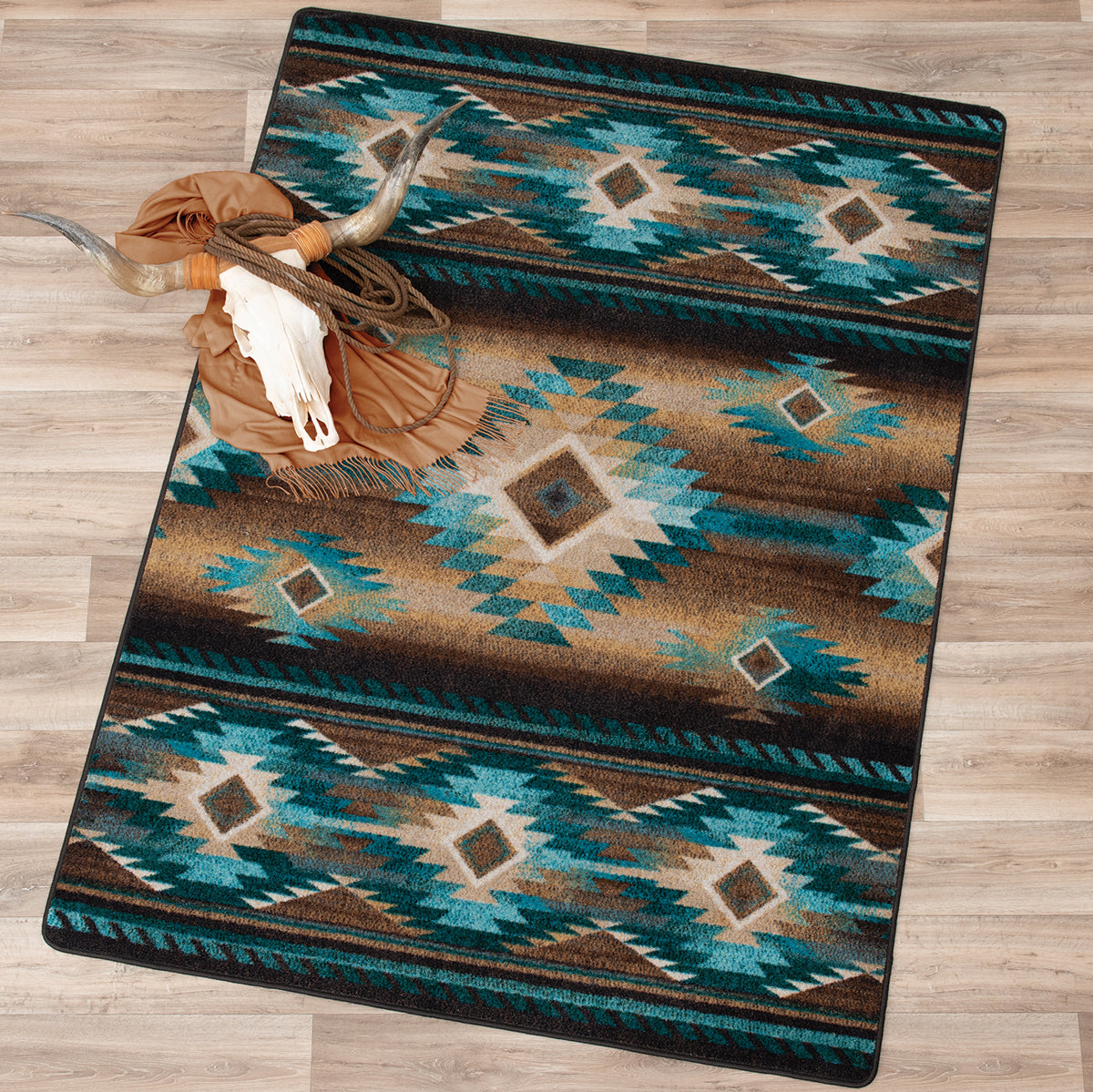 River Crest Southwestern Rug - 4 x 5
