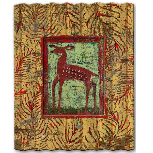 Fauna Corrugated Metal Framed Art