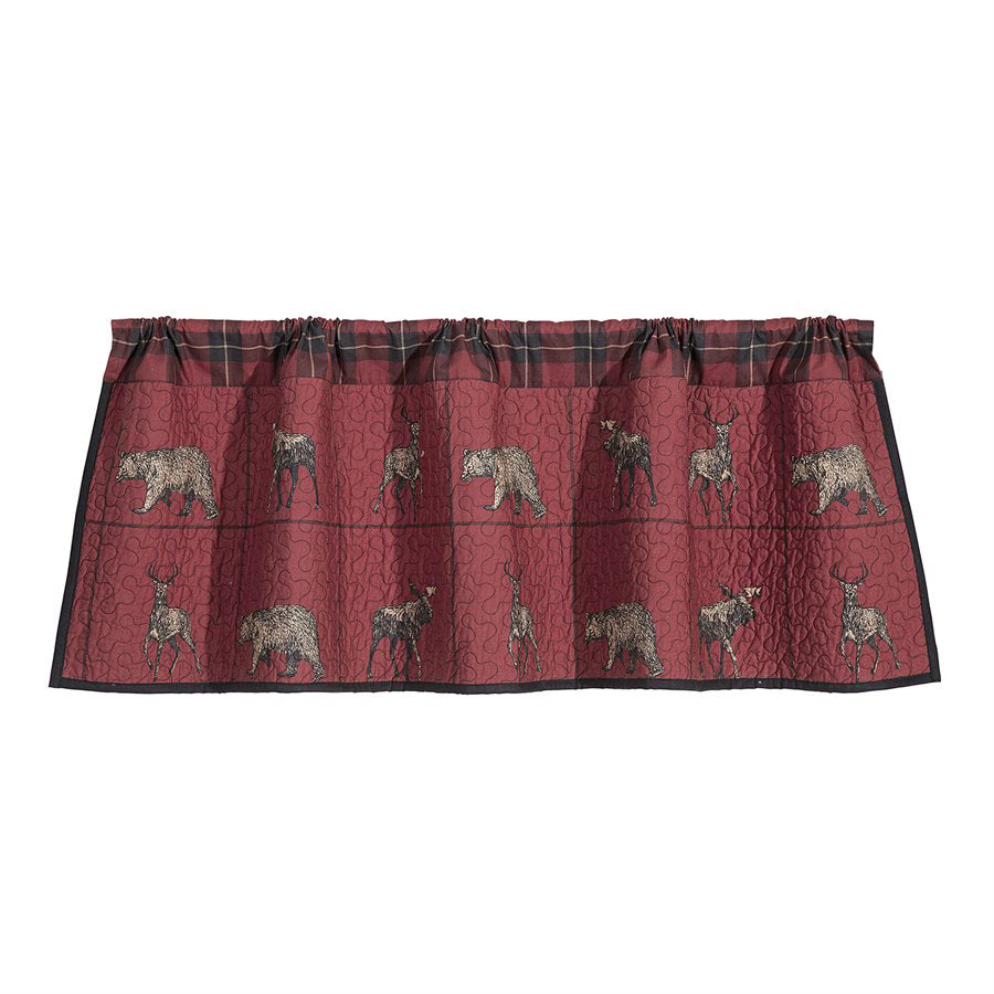 Woodland Plaid Valance