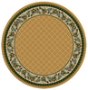 Evergreen Light Maize Rug - 8 Ft. Round
