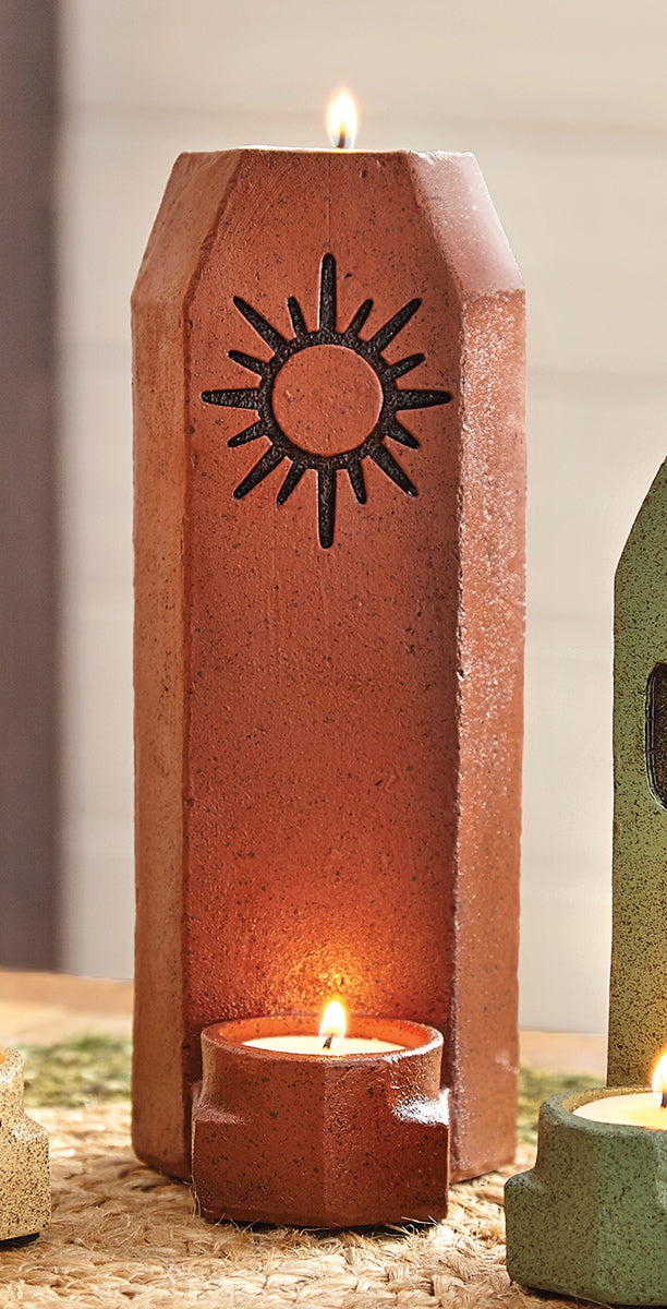 Desert Whisper Sunspire Candle Holder