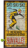 Ski Ski Ski Personalized Framed Art