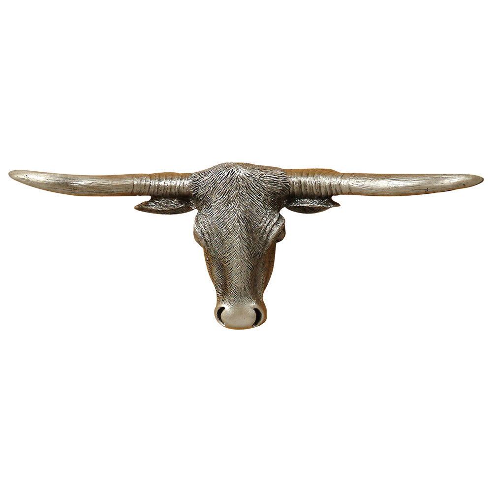 Longhorn Metal Cabinet Pull - Set of 2