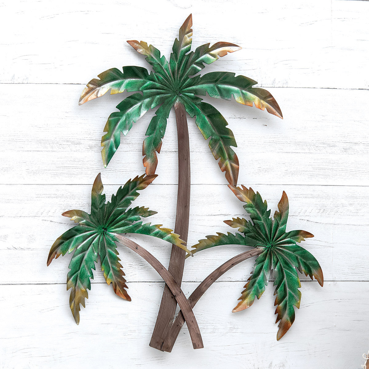 Golden Palms Metal Wall Art - CLEARANCE