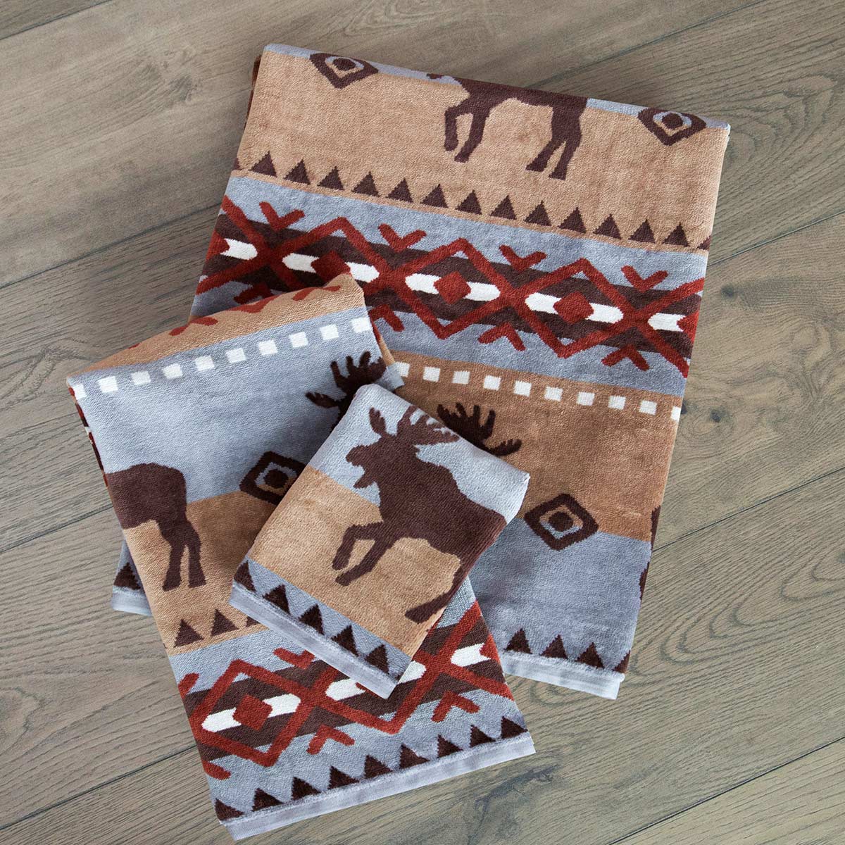 Moose Wanderer Hand Towel