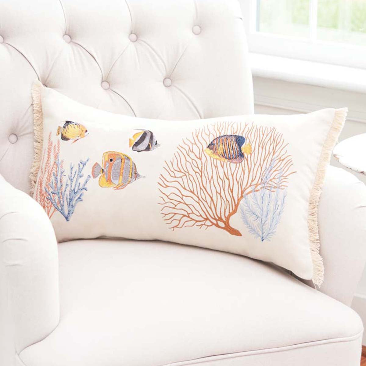 Tropical Oasis Lumbar Pillow - OVERSTOCK