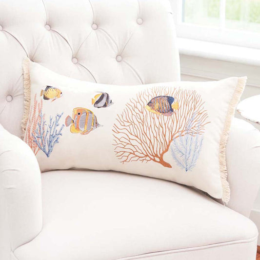 Tropical Oasis Lumbar Pillow - OVERSTOCK
