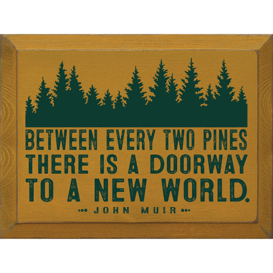 Pine Doorway Wall Art