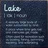Lake Definition Wall Art