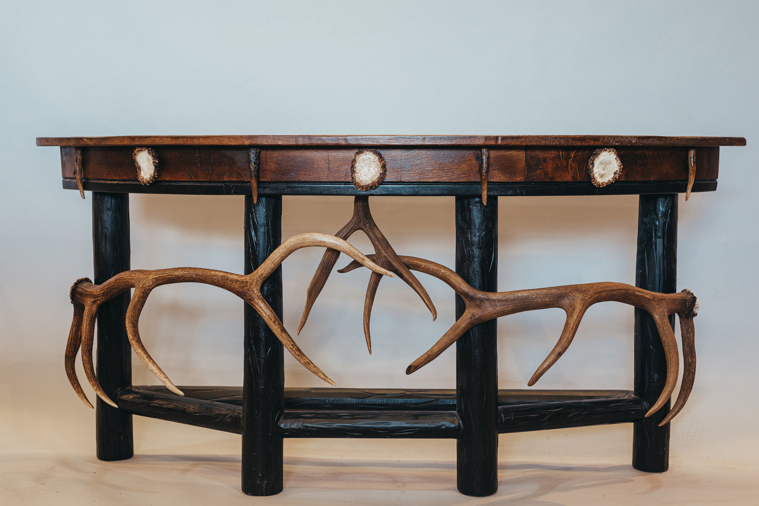 Antler Demi Lune Table
