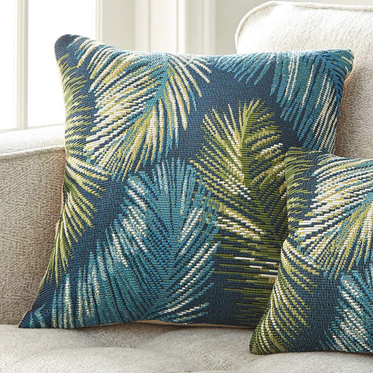 Padre Square Accent Pillow - Navy - OVERSTOCK