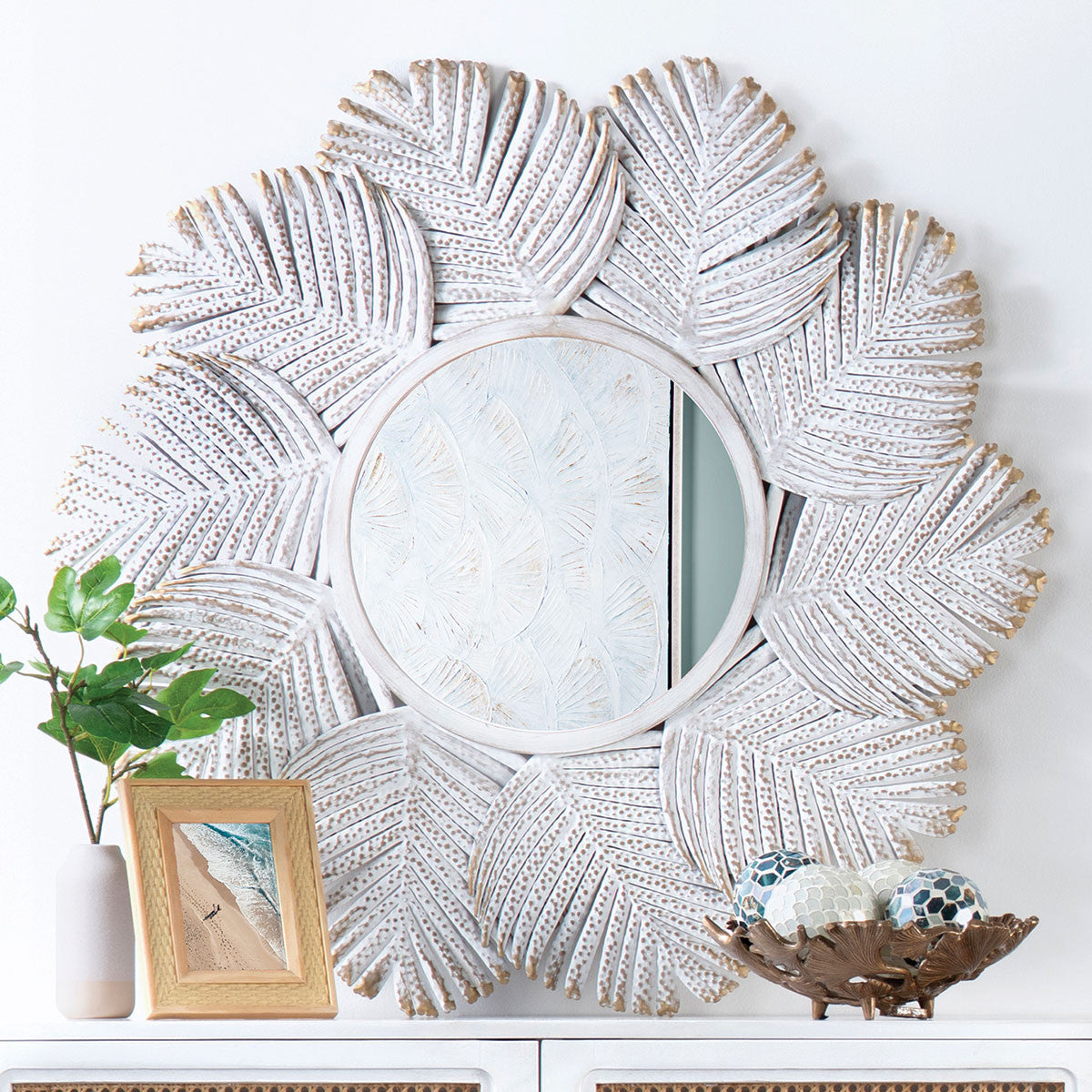Tropical Palms Wall Mirror - OVERSTOCK