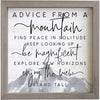 Wisdom from Mountain Wall Art