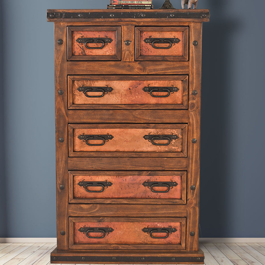 Natural Patina Copper Chest