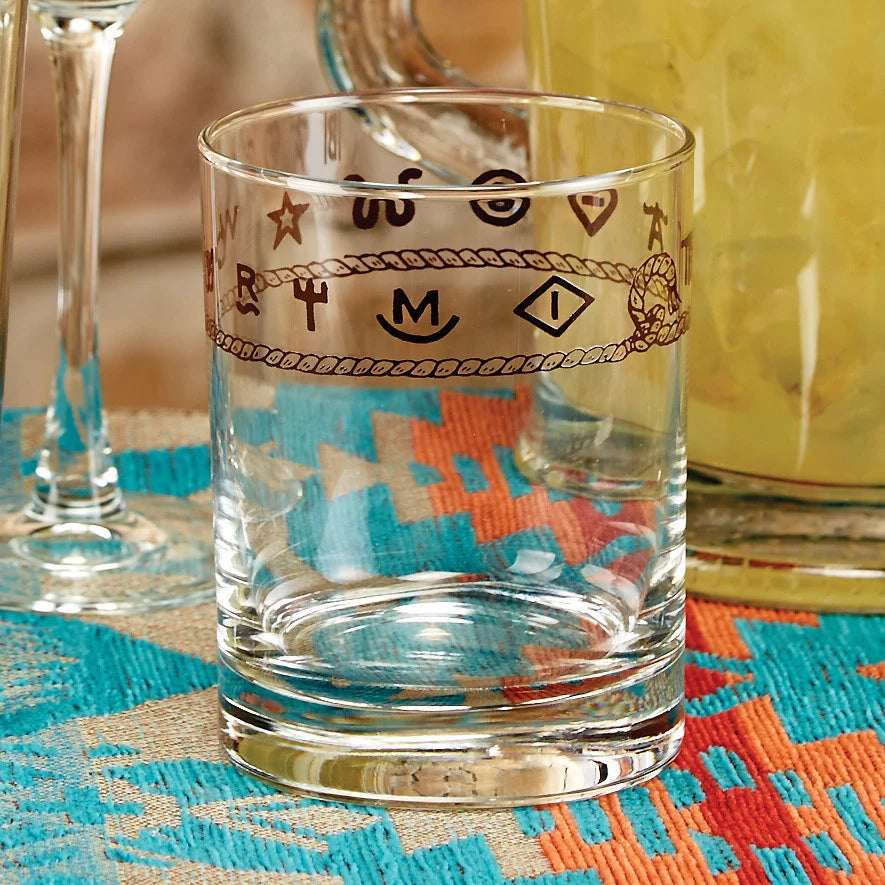 Rope & Brands Double Old Fashioned Glasses - Set of 4