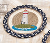 Seven Seas Lighthouse Braided Trivet - Set of 3 - OVERSTOCK