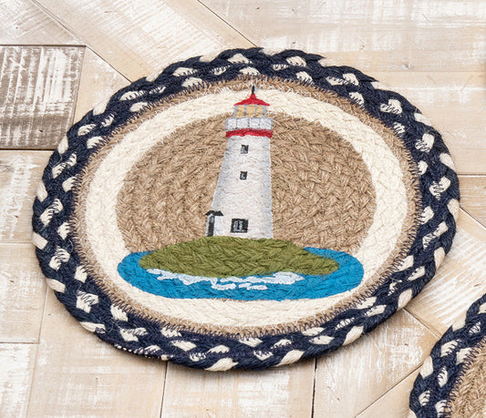 Seven Seas Lighthouse Braided Trivet - Set of 3 - OVERSTOCK
