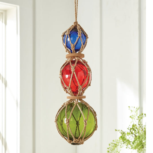 Nautical Glass Floats Hanging Decor - CLEARANCE
