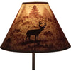 Woodland Pines Deer Handpainted Lampshade