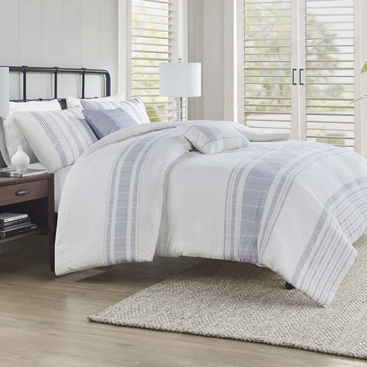 Seabreeze Stripes Comforter Set - King - OVERSTOCK