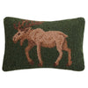 Forest Moose Hooked Pillow - OUT OF STOCK UNTIL 07/30/2026