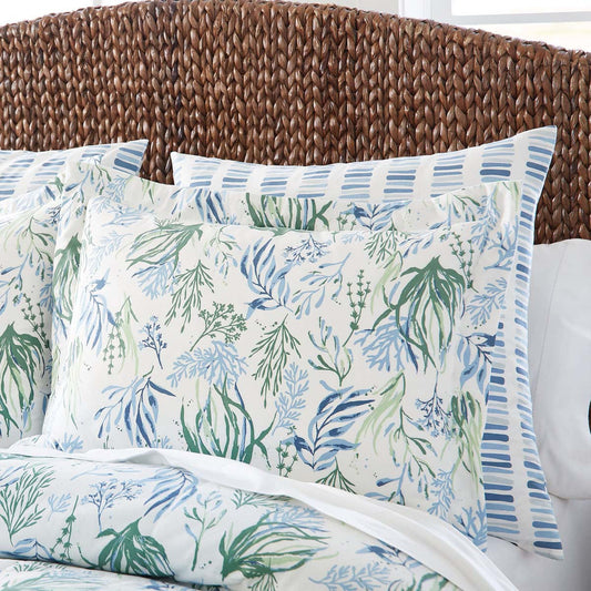 Sea Flora Standard Shams - Set of 2 - OVERSTOCK