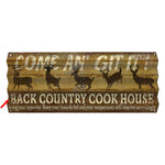 Country Cook House Personalized Sign - 17 x 44
