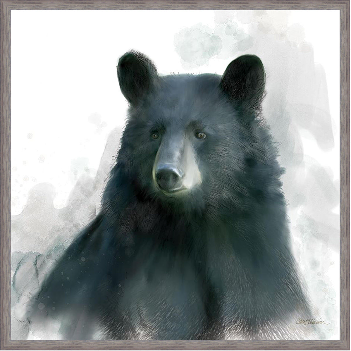 Silent Protector Bear Wall Art